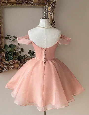 Rochie scurta SHEIN, piersica