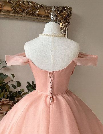 Rochie scurta SHEIN, piersica