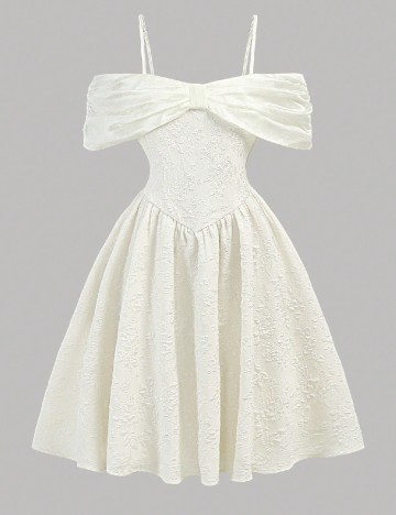 Rochie Shein Kids, ecru