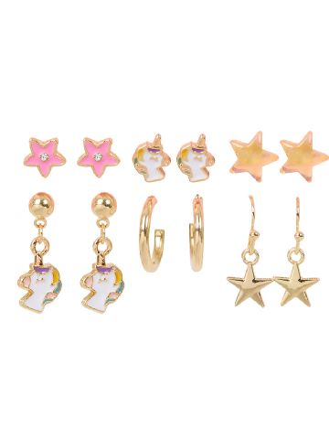 Set Cercei 6 perechi Trendz, mix culori