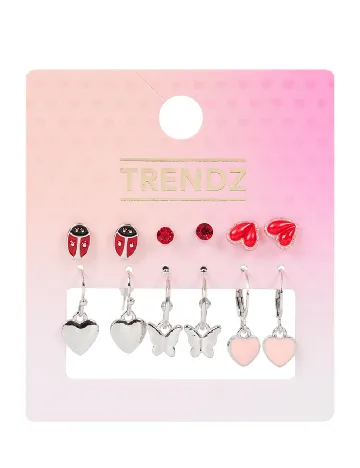 Set Cercei 6 perechi Trendz, mix culori