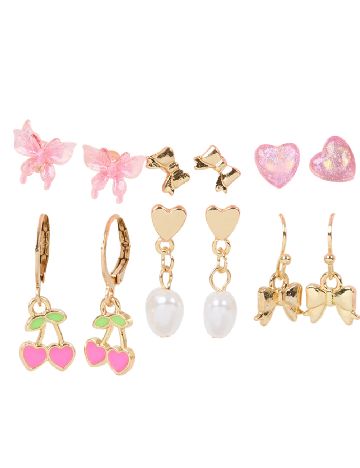 Set Cercei 6 perechi Trendz, mix culori