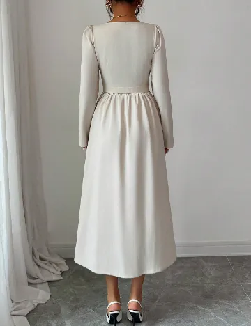 Rochie medie SHEIN, ecru