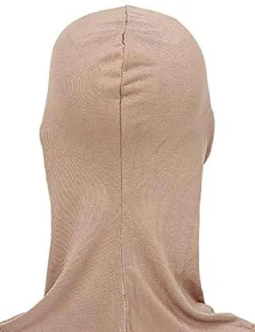 Hijab 2 bucati SHEIN, alb/maro