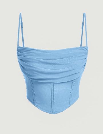 Top SHEIN, bleu