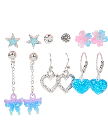 Set Cercei 6 perechi Trendz, mix culori