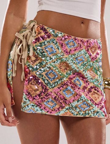 Fusta SHEIN, mix culori