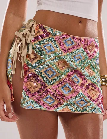 Fusta SHEIN, mix culori