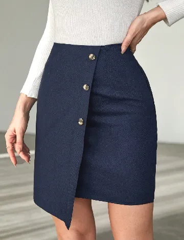 Fusta SHEIN, albastru