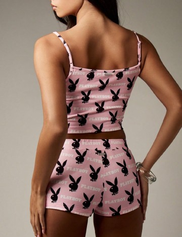 Pijama Missguided, roz/negru