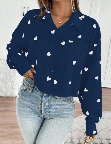 Camasa SHEIN, albastru