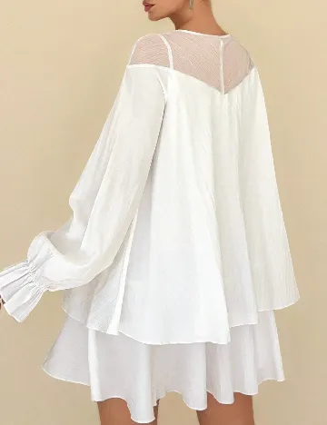 Rochie scurta SHEIN, alb