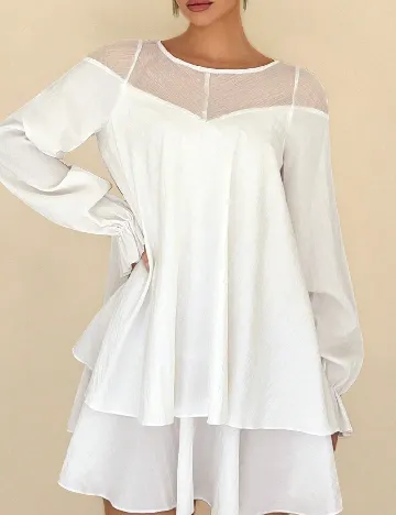 Rochie scurta SHEIN, alb