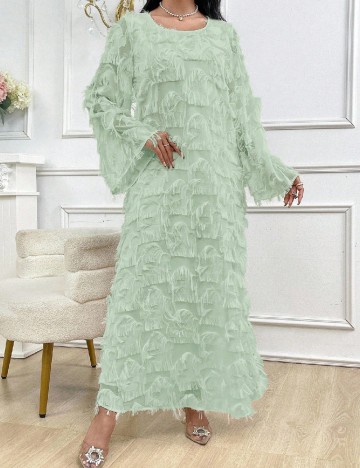 Rochie lunga SHEIN, verde