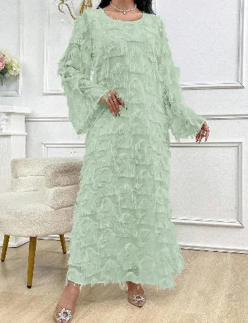 Rochie lunga SHEIN, verde