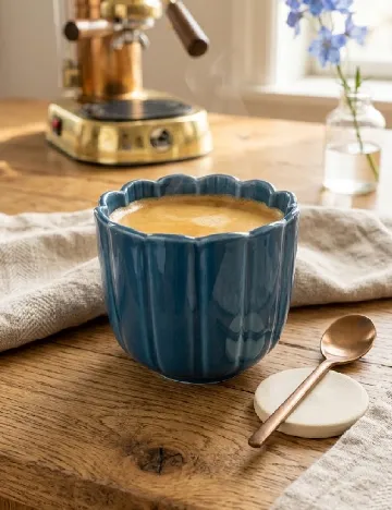 Pahar ceramica ACTION, albastru
