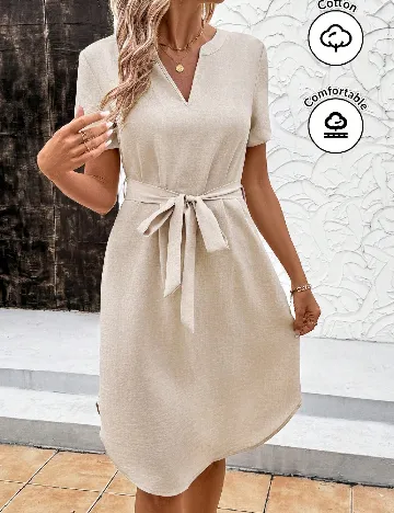 Rochie scurta SHEIN, bej