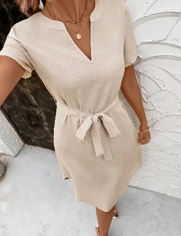 Rochie scurta SHEIN, bej