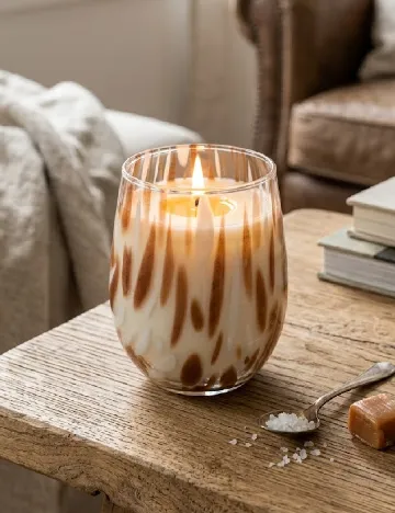 Lumanare parfumata ACTION, maro