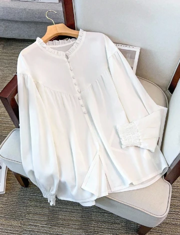 Bluza SHEIN CURVE, alb