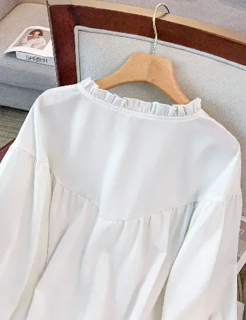 Bluza SHEIN CURVE, alb