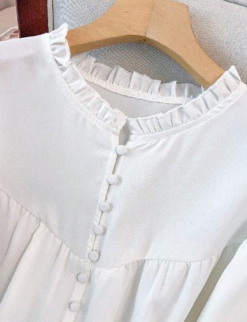 Bluza SHEIN CURVE, alb