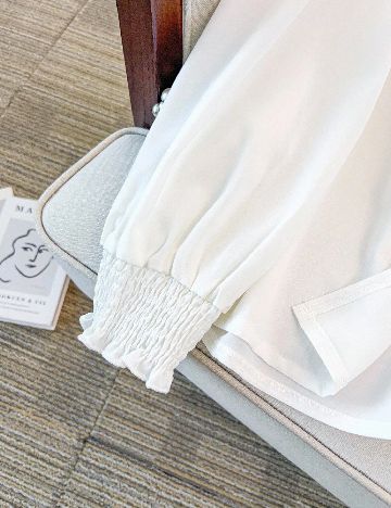 Bluza SHEIN CURVE, alb