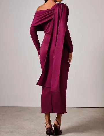 Rochie medie Cosmina, visiniu
