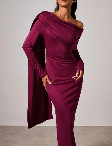Rochie medie Cosmina, visiniu