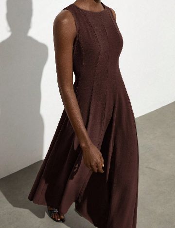 Rochie lunga SHEIN, maro