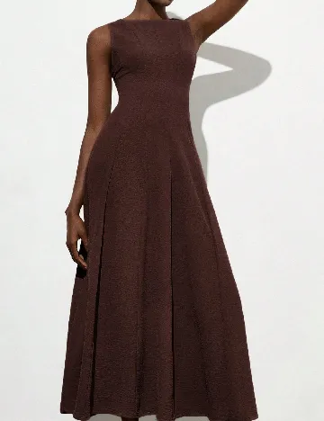 Rochie lunga SHEIN, maro