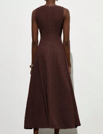 Rochie lunga SHEIN, maro