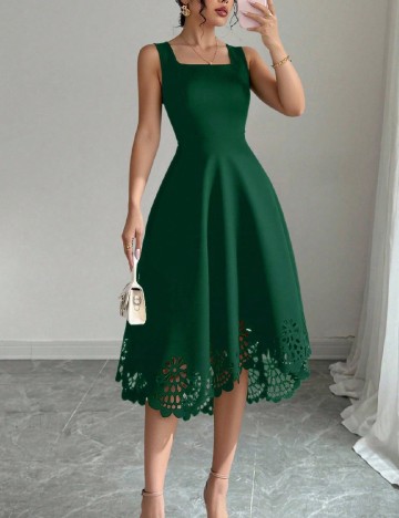 Rochie medie SHEIN, verde
