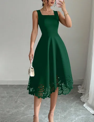 Rochie medie SHEIN, verde