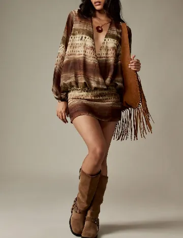 Rochie scurta Missguided, maro