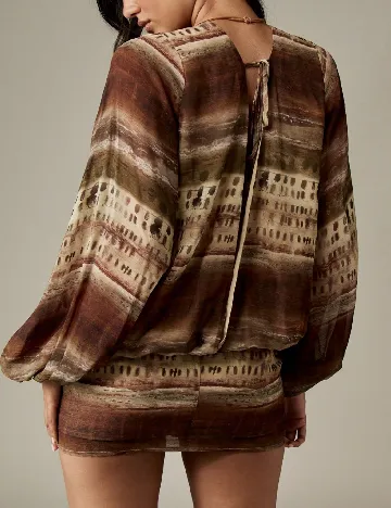 Rochie scurta Missguided, maro