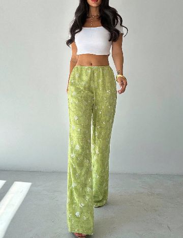 Pantaloni SHEIN, verde