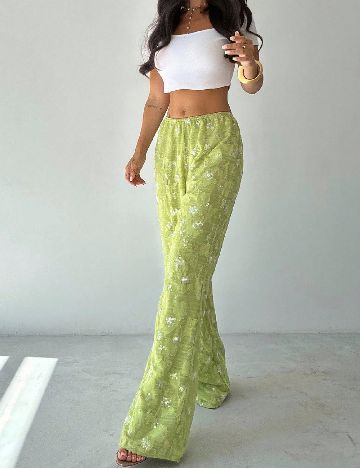 Pantaloni SHEIN, verde