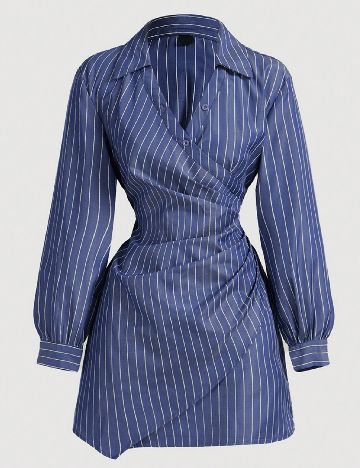 Rochie scurta SHEIN CURVE, albastru