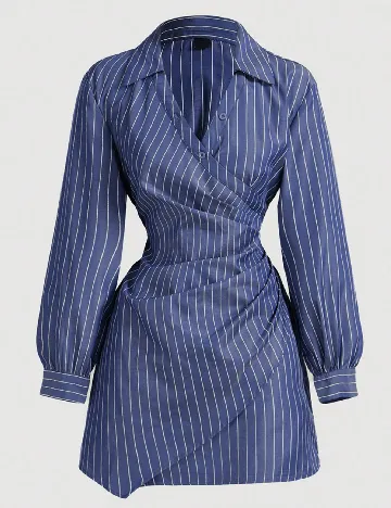 Rochie scurta SHEIN CURVE, albastru