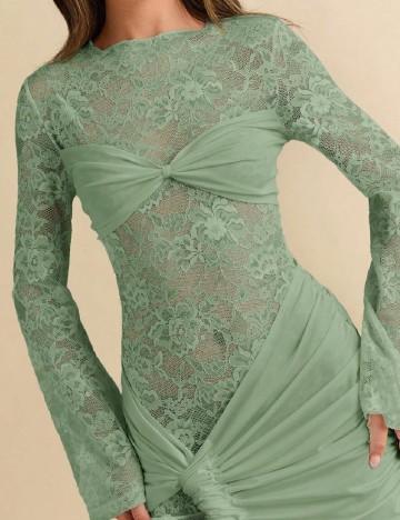 Rochie scurta SHEIN, verde
