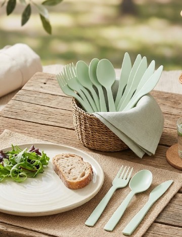 Set tacamuri reutilizabile PLAST1, verde