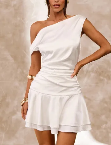 Rochie scurta SHEIN, alb