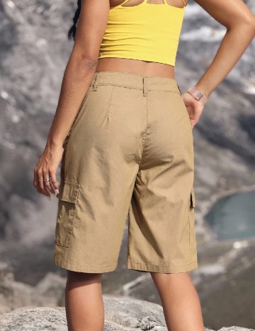 Pantaloni scurti SHEIN, maro