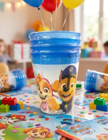 Set pahare 4 bucati Nickelodeon, albastru