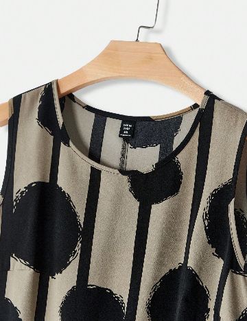 Compleu SHEIN CURVE, negru/crem