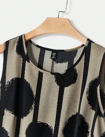 Compleu SHEIN CURVE, negru/crem