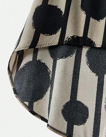 Compleu SHEIN CURVE, negru/crem