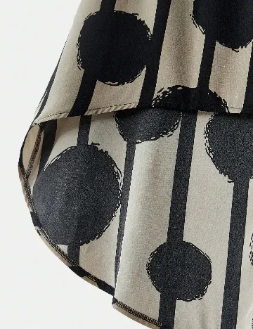 Compleu SHEIN CURVE, negru/crem