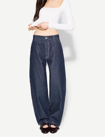 Blugi Bershka, bleumarin